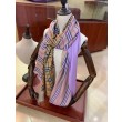 Dettagli perfetti Scialle Burberry Cashmere Seta Vintage Check 70 x 220