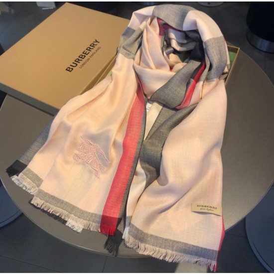 Dettagli perfetti Scialle Burberry in cashmere con motivo a rombi classico check 70 x 200