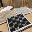Dettagli perfetti Sciarpa Classic Wool GG jacquard Blu