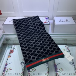 Dupe Pari all'originale replica Sciarpa cashmere jacquard 30 x 190 blu scuro imitazioni perfette Replica Pari all'originale replica Sciarpa cashmere jacquard 30 x 190 blu scuro Griffate