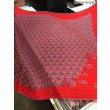 Hermes divertente scialle di seta cashmere testa di cavallo 140 rosso