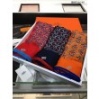 Hermes divertente scialle di seta cashmere testa di cavallo 140 rosso