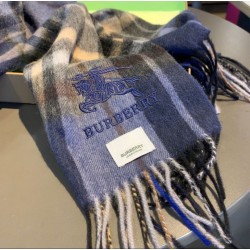 Qualità superiore replica Scialle Burberry misto cashmere e lana 32 x 200