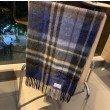 Qualità superiore replica Scialle Burberry misto cashmere e lana 32 x 200