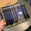 Qualità superiore replica Scialle Burberry misto cashmere e lana 32 x 200