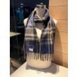 Qualità superiore replica Scialle Burberry misto cashmere e lana 32 x 200
