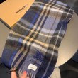 Qualità superiore replica Scialle Burberry misto cashmere e lana 32 x 200