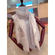 Alta gamma replica Scialle in lurex intarsiato con elementi classici in edizione limitata Rosa Alta gamma replica Scialle in lurex intarsiato con elementi classici in edizione limitata Rosa