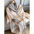 Alta gamma replica Sciarpa Burberry classica in cashmere con motivo check e ricamo cavallo 100 x 200