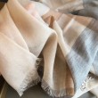 Alta gamma replica Sciarpa Burberry classica in cashmere con motivo check e ricamo cavallo 100 x 200