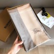 Alta gamma replica Sciarpa Burberry classica in cashmere con motivo check e ricamo cavallo 100 x 200
