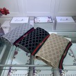 Pari all'originale replica Sciarpa cashmere jacquard 30 x 190 blu scuro