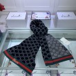 Pari all'originale replica Sciarpa cashmere jacquard 30 x 190 blu scuro