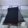 Pari all'originale replica Sciarpa cashmere jacquard 30 x 190 blu scuro