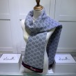 Sciarpa cashmere jacquard 30 x 190 Grigio