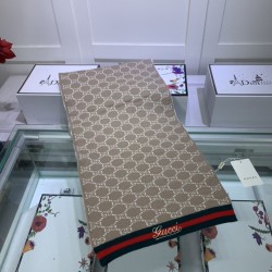 Sciarpa cashmere jacquard 30 x 190 Marrone