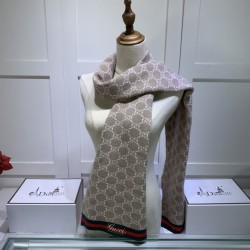 Sciarpa cashmere jacquard 30 x 190 Marrone
