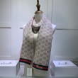 Sciarpa cashmere jacquard 30 x 190 Marrone