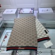 Sciarpa cashmere jacquard 30 x 190 Marrone