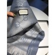 Sciarpa Classic jacquard in lana 48 x 180 Grigio