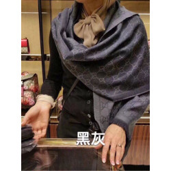 Sciarpa Classic jacquard in lana 48 x 180 Light Coffee
