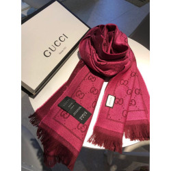 Qualità superiore replica Sciarpa Classic jacquard in lana 48 x 180 Viola