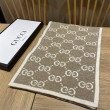 Pari all'originale replica Sciarpa Classic Wool GG jacquard Caffè