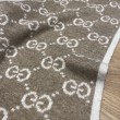 Pari all'originale replica Sciarpa Classic Wool GG jacquard Caffè