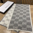 Sciarpa Classic Wool GG jacquard Grigia