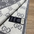 Sciarpa Classic Wool GG jacquard Grigia