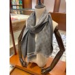 Sciarpa da uomo classica in cashmere double face Grigio