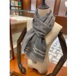 Sciarpa da uomo classica in cashmere double face Grigio