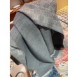 Sciarpa da uomo classica in cashmere double face Grigio