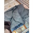 Sciarpa da uomo classica in cashmere double face Grigio