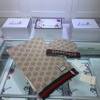 Alta gamma replica Sciarpa e cappello classici in jacquard cashmere marrone / rosso