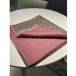 Pari all'originale replica Sciarpa in cashmere jacquard con motivo GG 23 x 180 Rosa