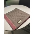 Pari all'originale replica Sciarpa in cashmere jacquard con motivo GG 23 x 180 Rosa