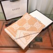 Alta gamma replica Sciarpa in lana bicolore double face 50 x 200 marrone