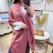 Wool GG jacquard Sciarpa quadrata double face Rosa
