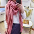 Wool GG jacquard Sciarpa quadrata double face Rosa