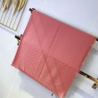 Wool GG jacquard Sciarpa quadrata double face Rosa